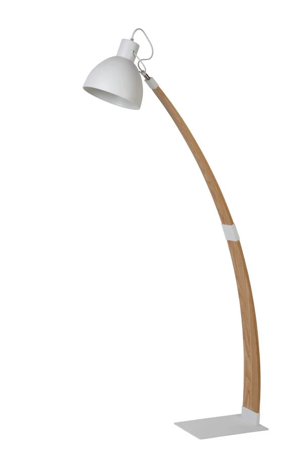 Lucide CURF - Floor reading lamp - 1xE27 - White - turned off